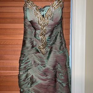 Jovani embellished over the knee dress- altered to fit a size 6